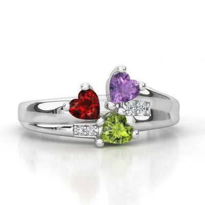 Family Ring 14kt White gold