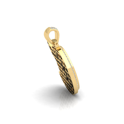 Gold Initial Pendant with Necklace