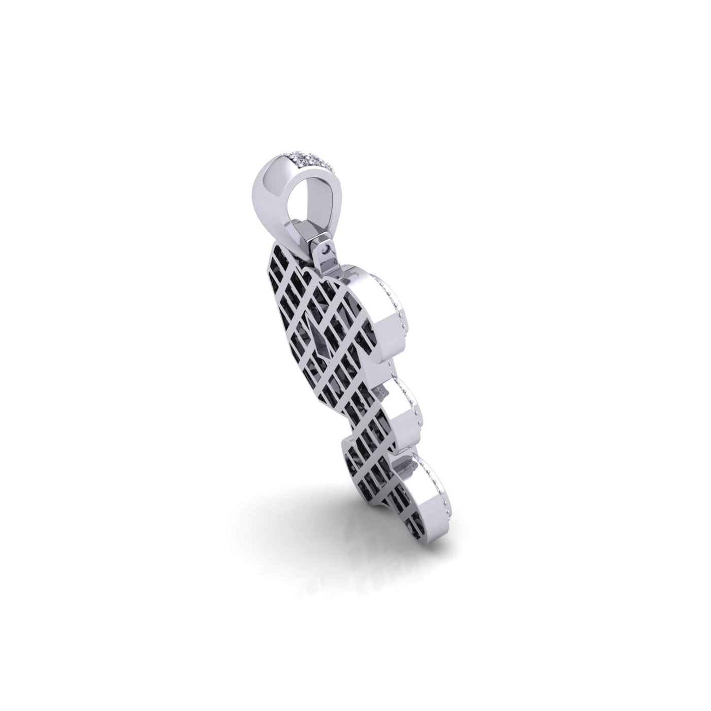 Silver Initial Pendant with Necklace