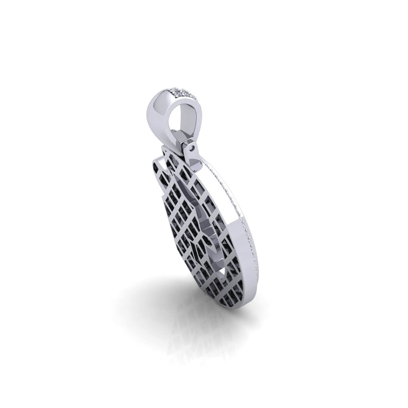 Silver Initial Pendant with Necklace