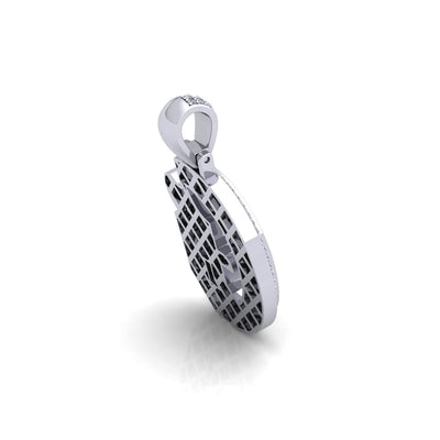 Silver Initial Pendant with Necklace