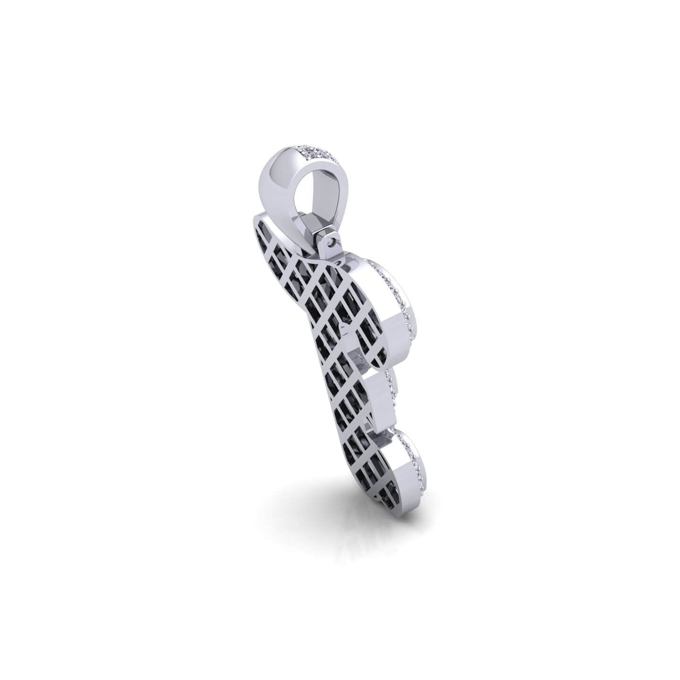 Silver Initial Pendant with Necklace