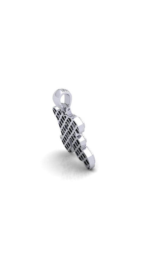 Silver Initial Pendant with Necklace