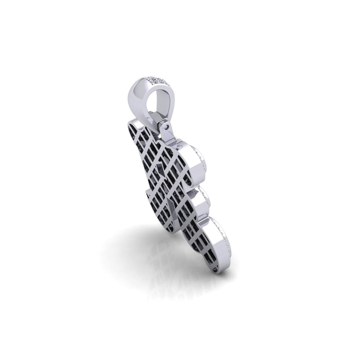 Silver Initial Pendant with Necklace
