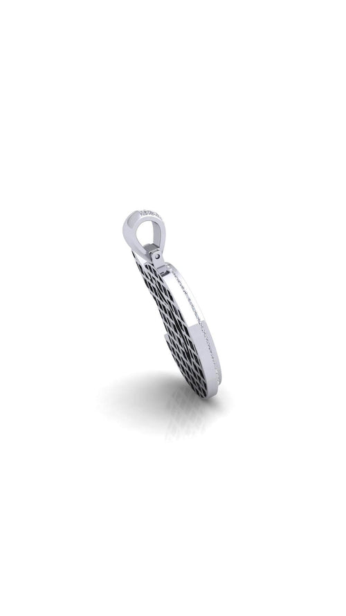 Silver Initial Pendant with Necklace