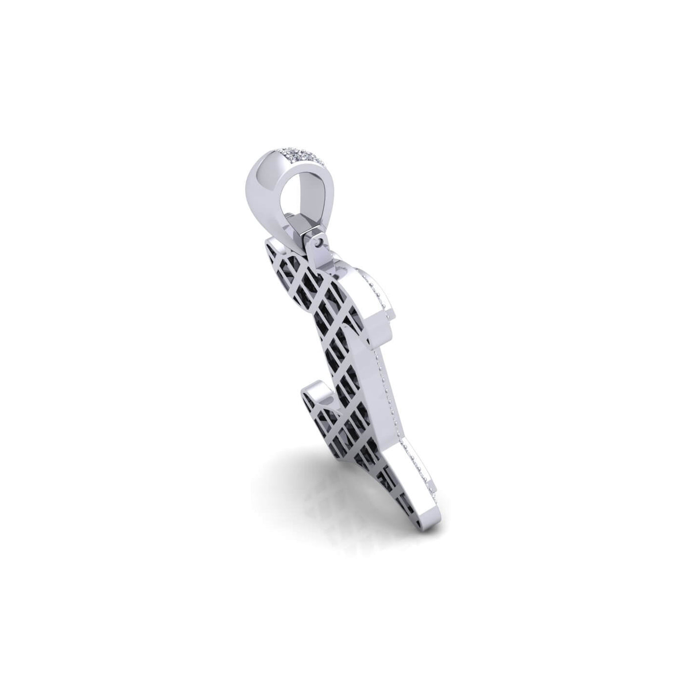 Silver Initial Pendant with Necklace