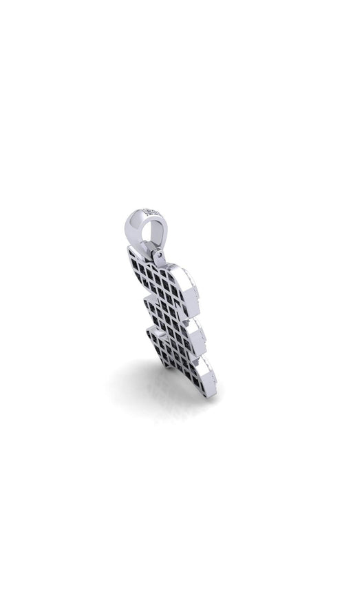 Silver Initial Pendant with Necklace