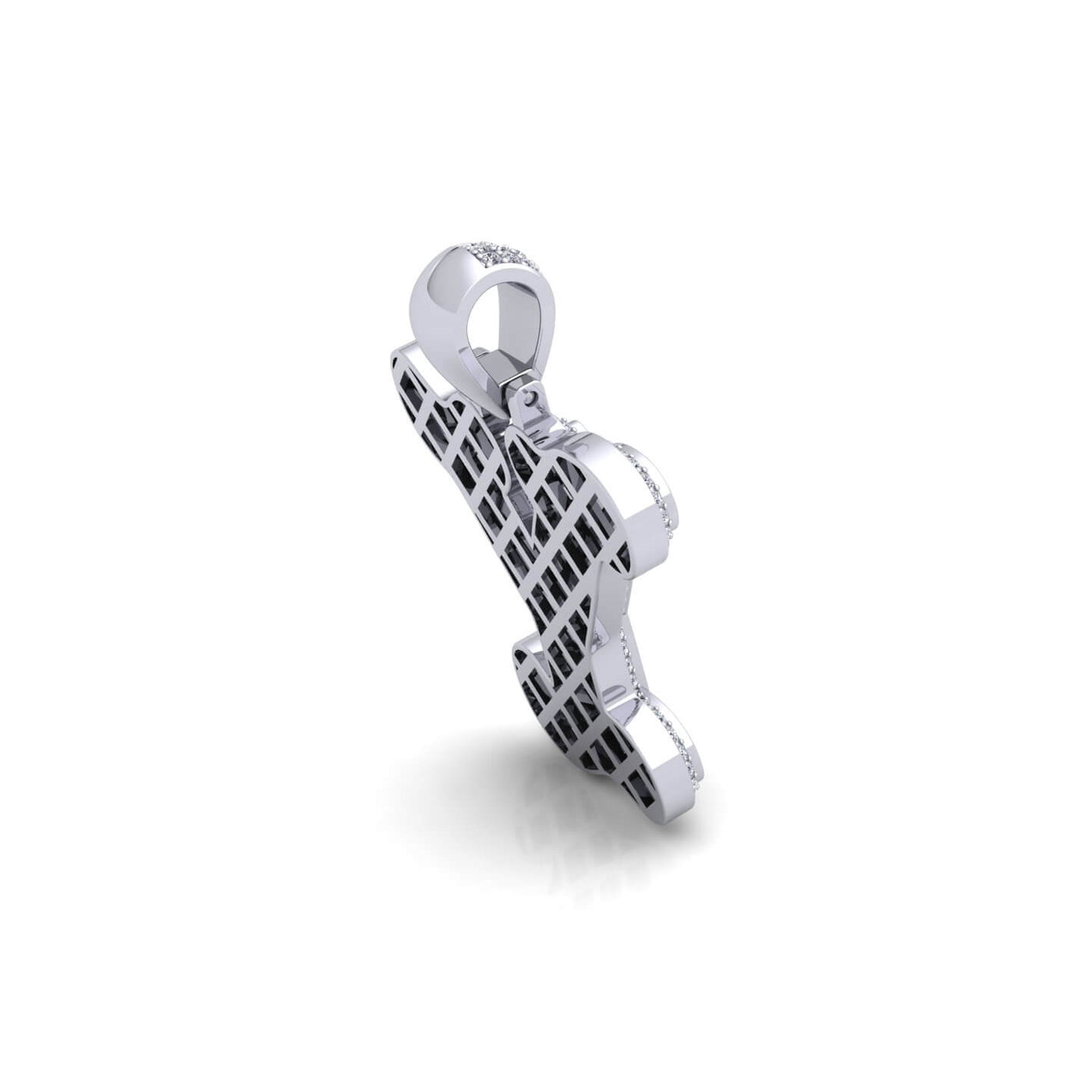 Silver Initial Pendant with Necklace