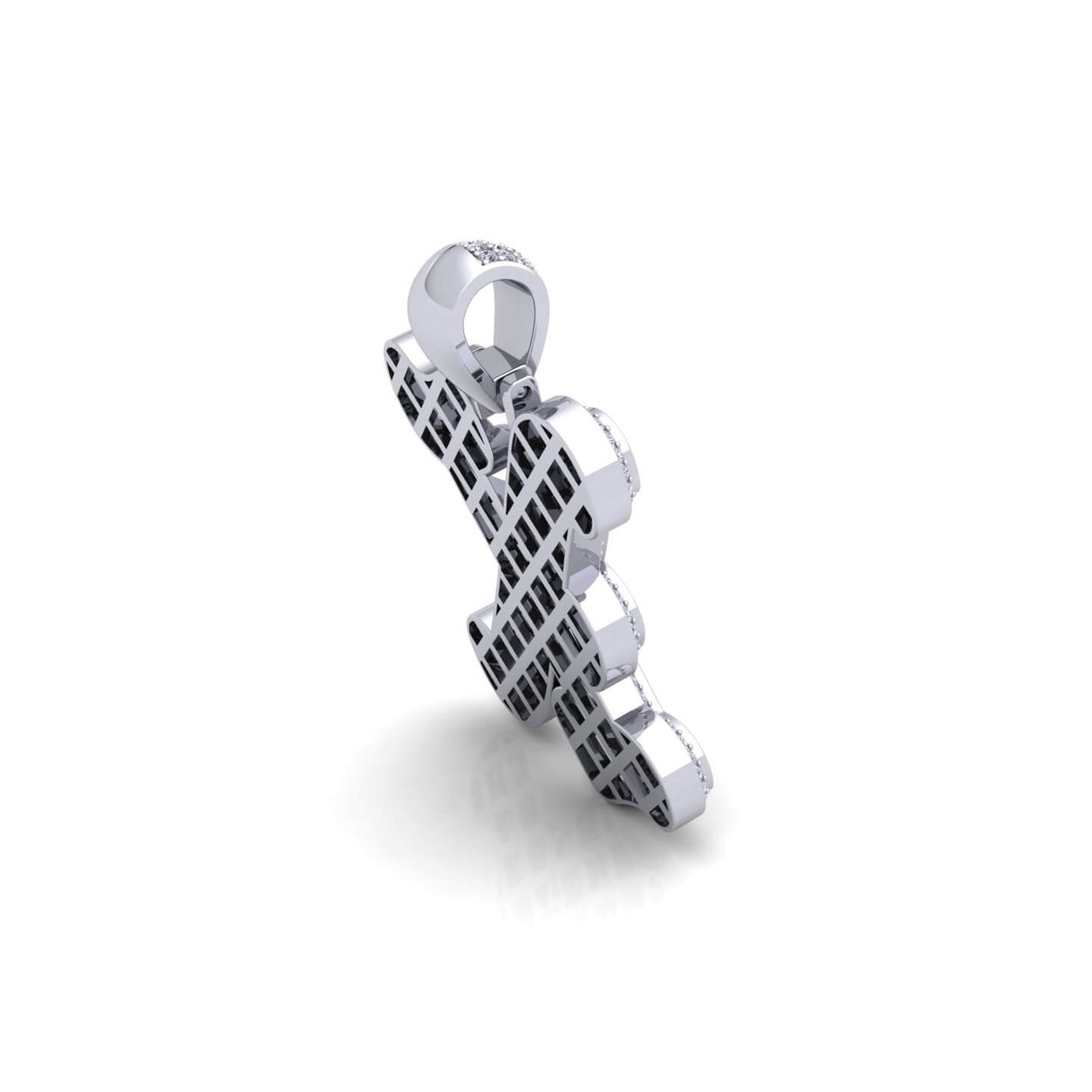 Silver Initial Pendant with Necklace