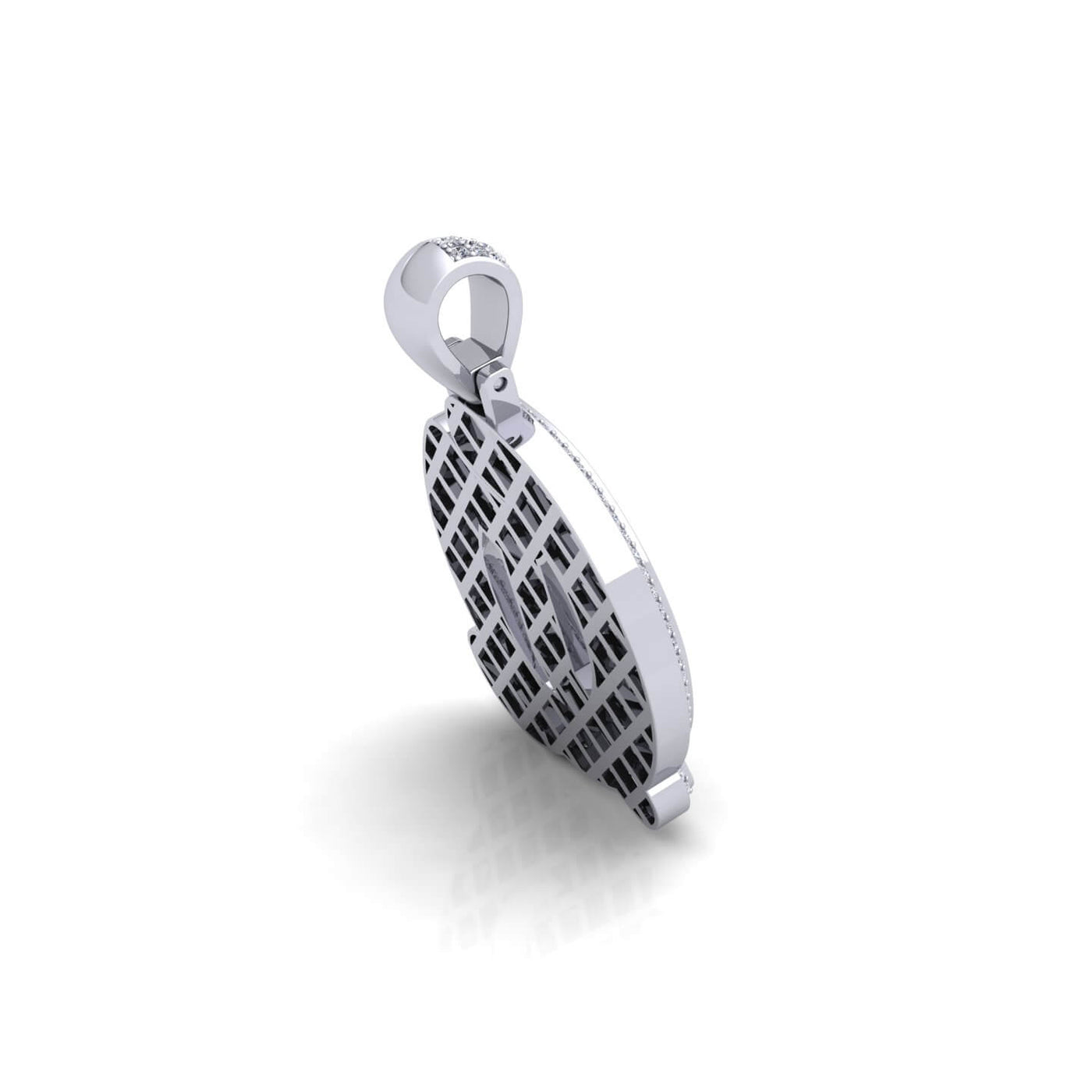 Silver Initial Pendant with Necklace