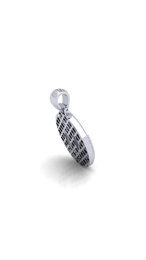 Silver Initial Pendant with Necklace