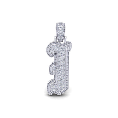 Silver Initial Pendant with Necklace