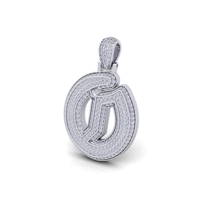 Silver Initial Pendant with Necklace