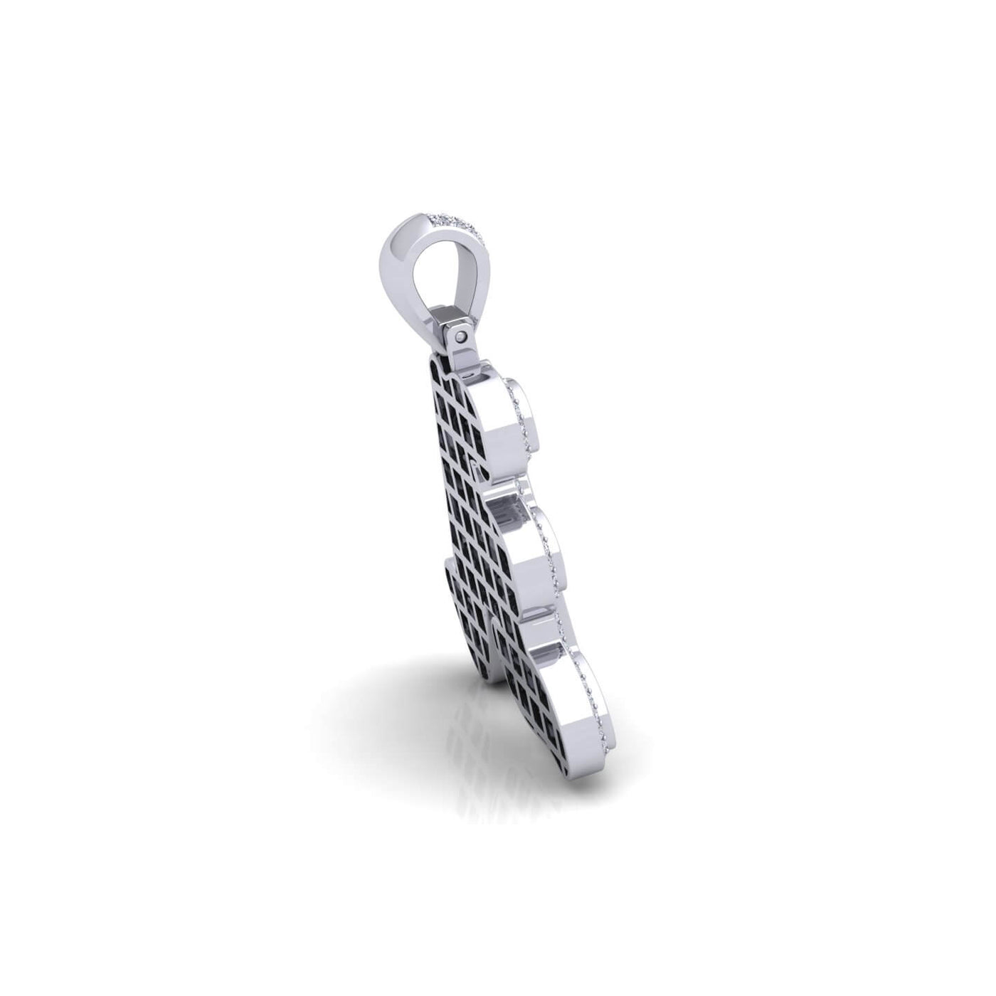 Silver Initial Pendant with Necklace