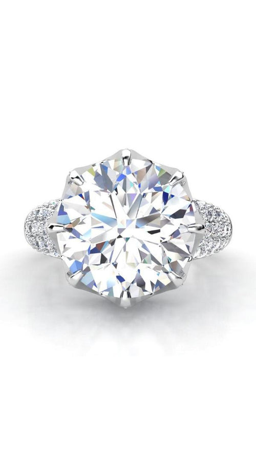 Crown Engagement Ring