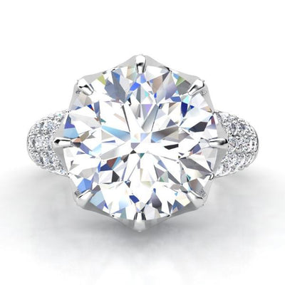 Crown Engagement Ring
