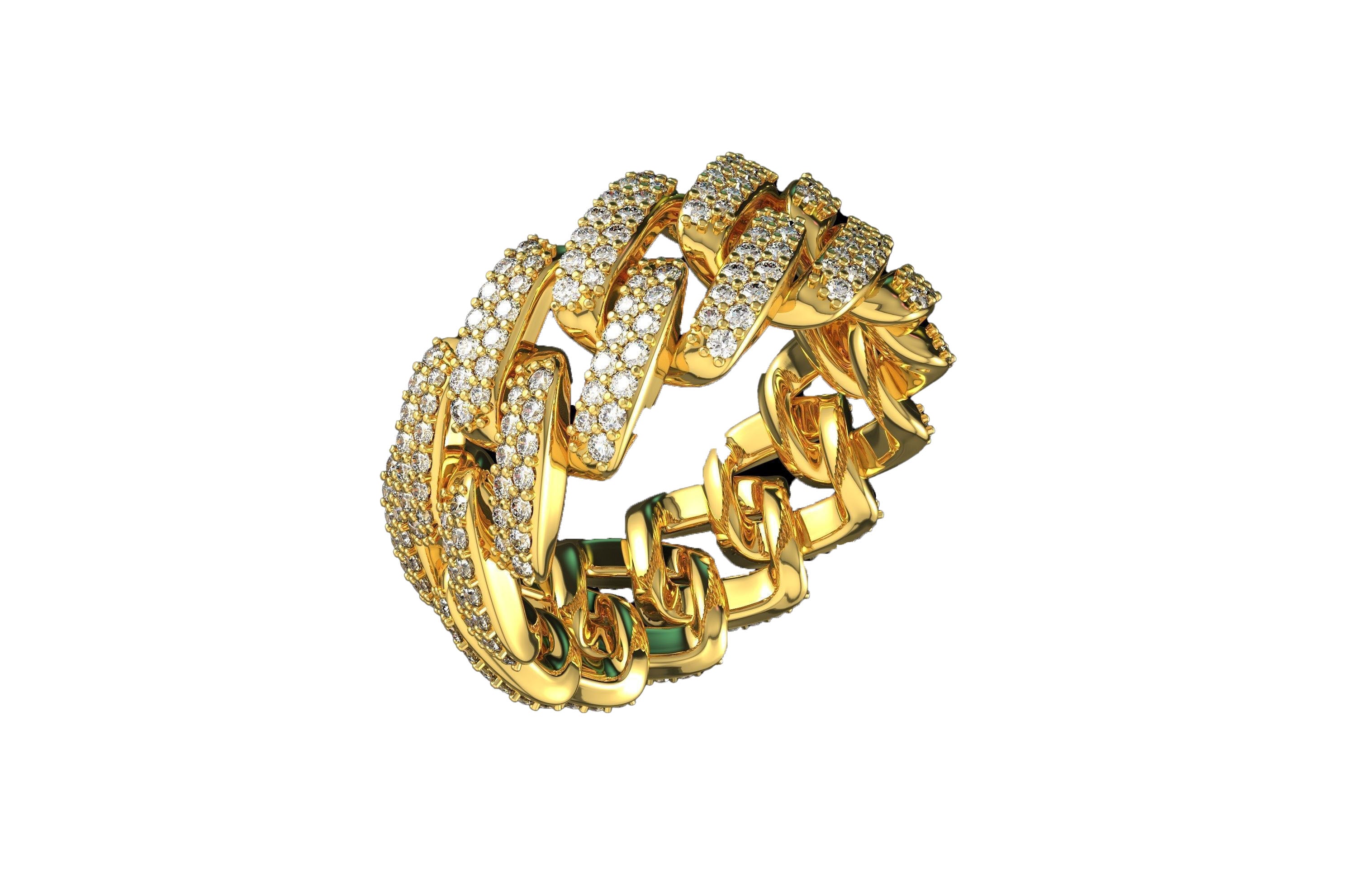 10 Kt Cuban Ring N633