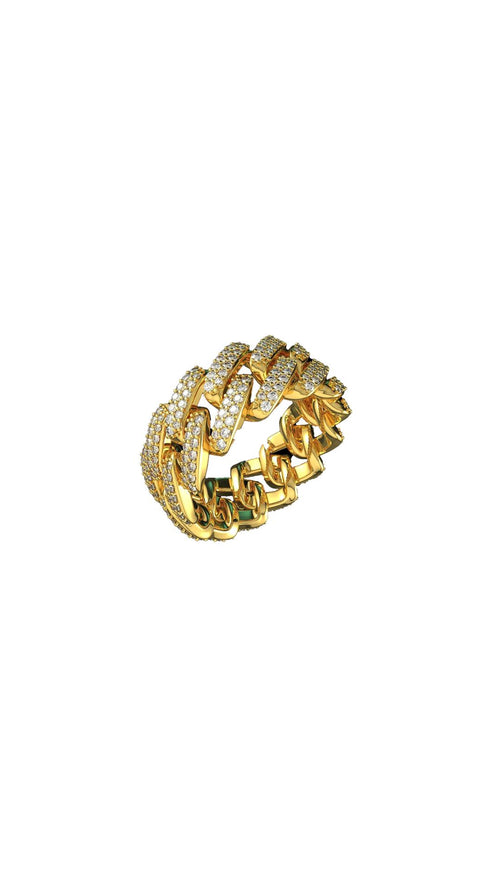 10 Kt Cuban Ring N633