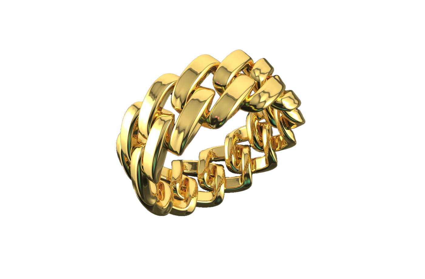 10 Kt Cuban Ring N634