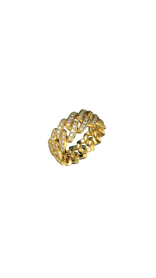10 Kt Cuban Ring N637