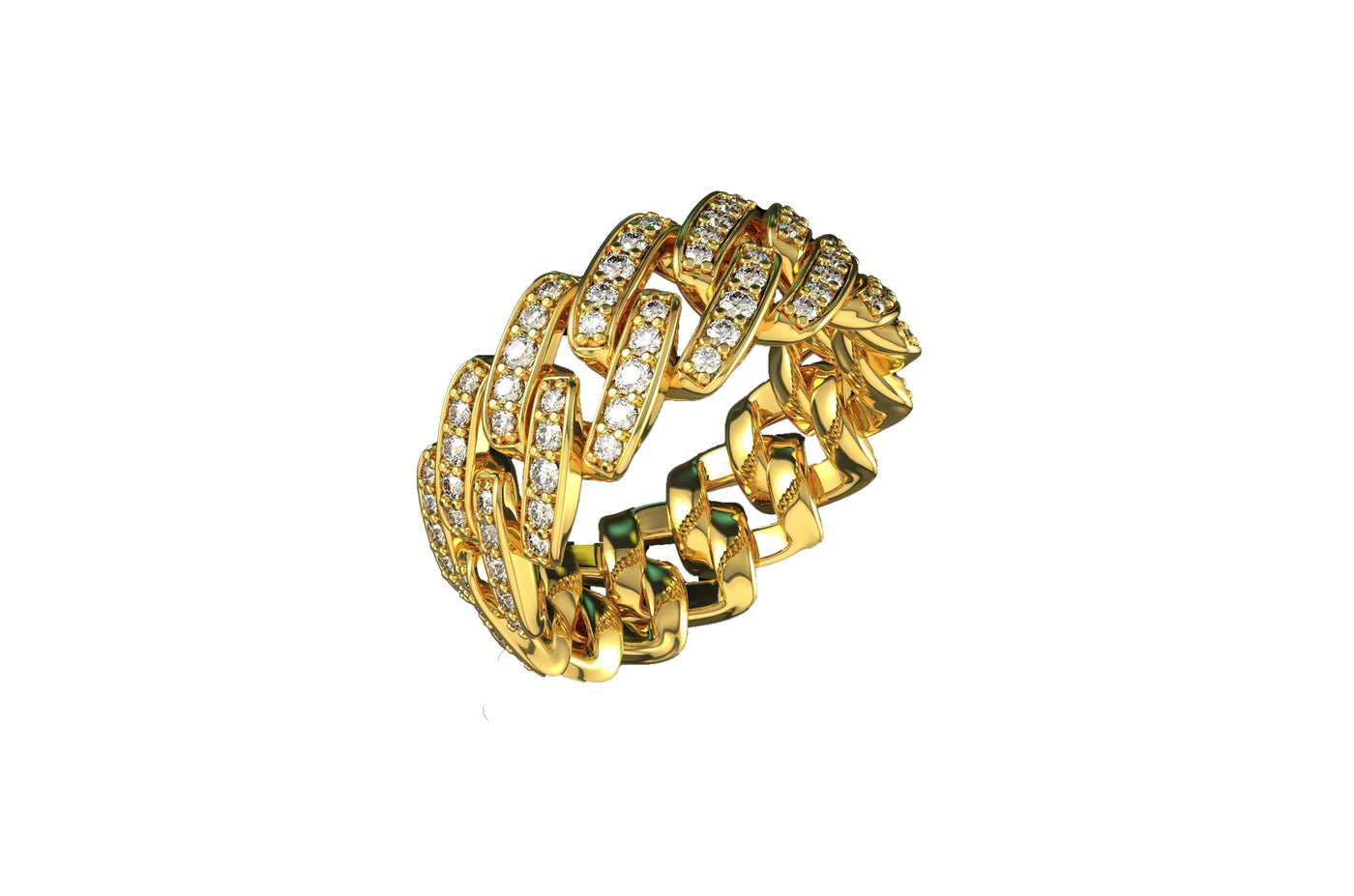 10 Kt Cuban Ring N637