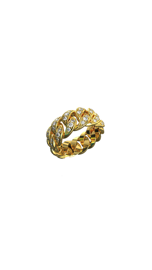 10 Kt Cuban Ring N647