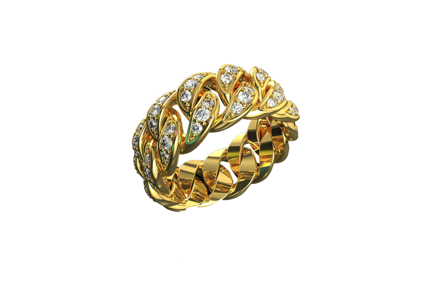 10 Kt Cuban Ring N647