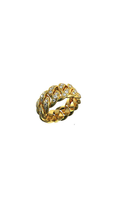 10 Kt Cuban Ring N675