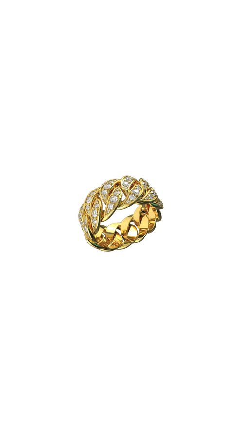 10 Kt Cuban Ring N694