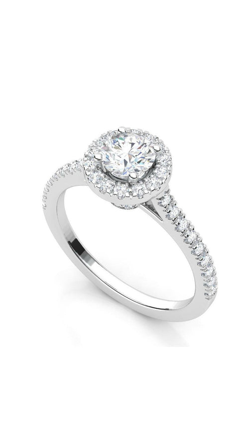 1CTW Design Diamond Ring 14KT White Gold