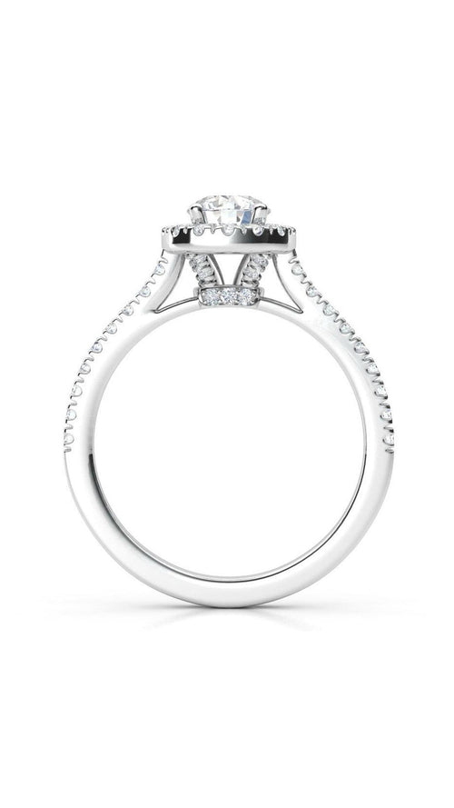 1CTW Design Diamond Ring 14KT White Gold