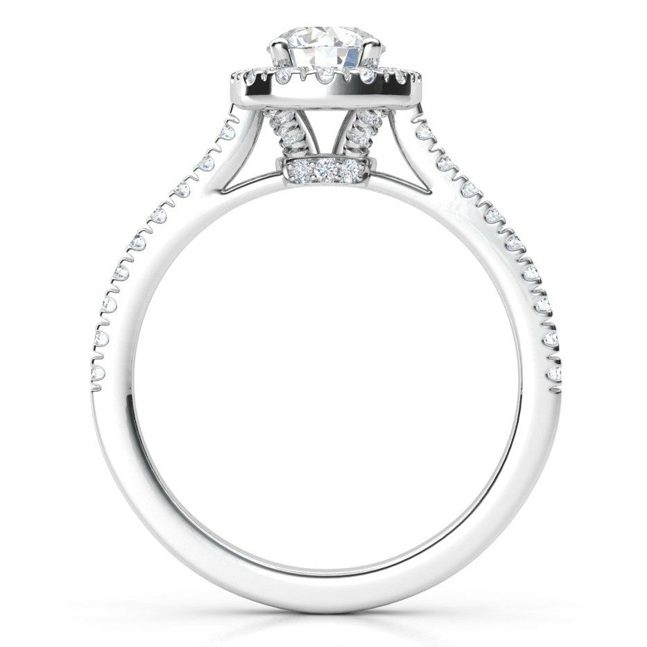 1CTW Design Diamond Ring 14KT White Gold