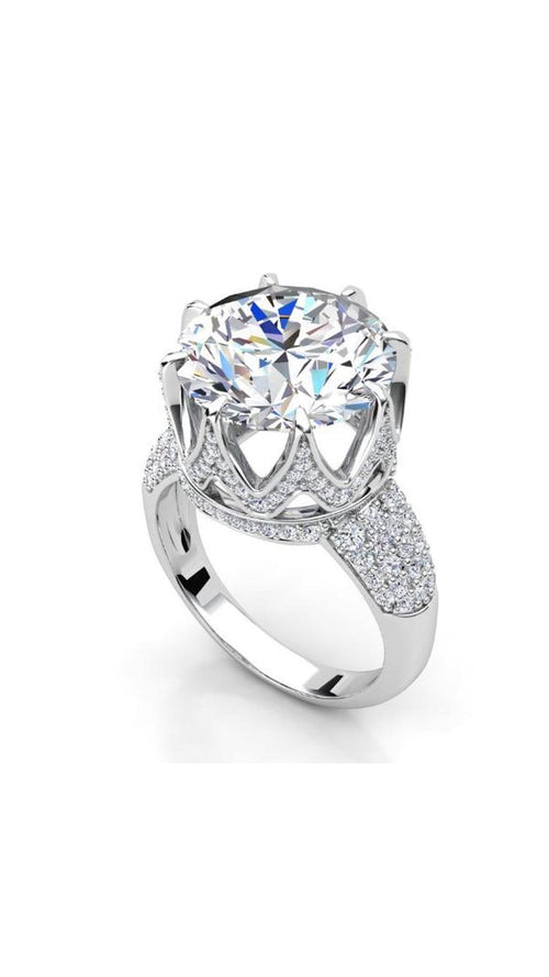 Crown Engagement Ring