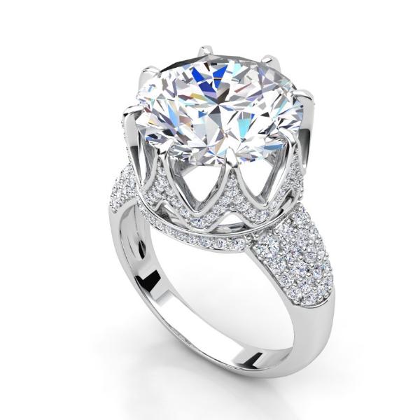 Crown Engagement Ring