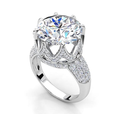 Crown Engagement Ring